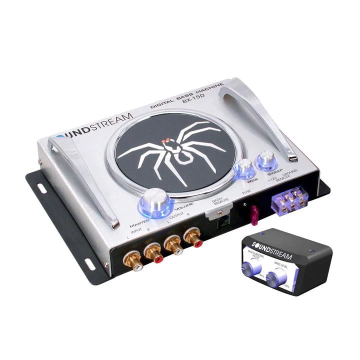 SOUNDSTREAM BX-15 D – Bass Processor | Car Audio Signal Restoration Processor with Remote Control | Epicenter Alternative Sub Booster for Factory & Aftermarket Sound Systems | Subwoofer Enhancer - Image 1